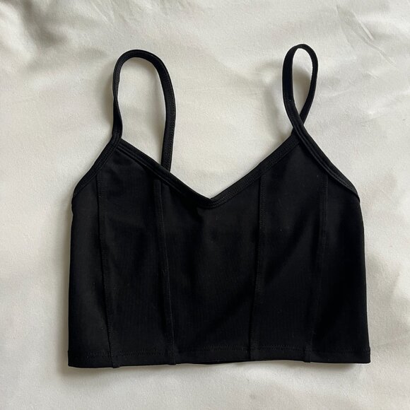 Live The Process Prism Bra Activewear Bra Top Tank Top - Black - Size S - Picture 4 of 6